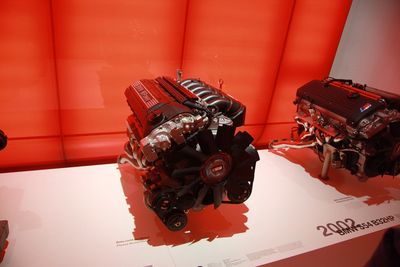 Silnik BMW S50B32 — jednostka M3 3.2 Evolution na ekspozycji w BMW Museum w Monachium